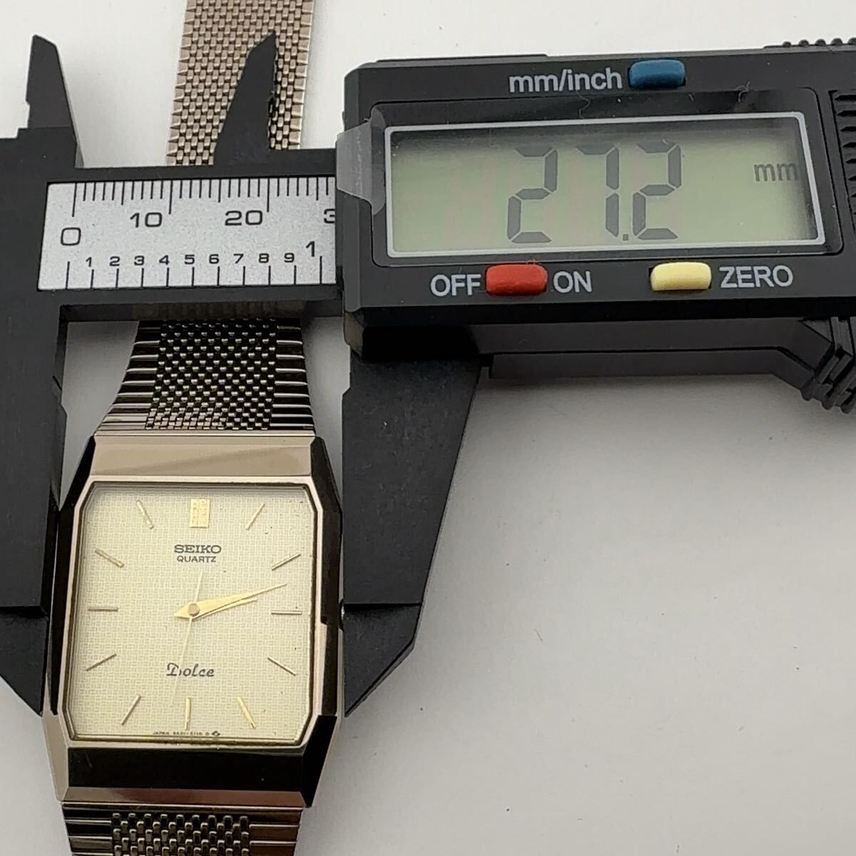 ジャンク 】SEIKO 9521-5110 セイコー DOLCE ドルチェ スクエア NSAG