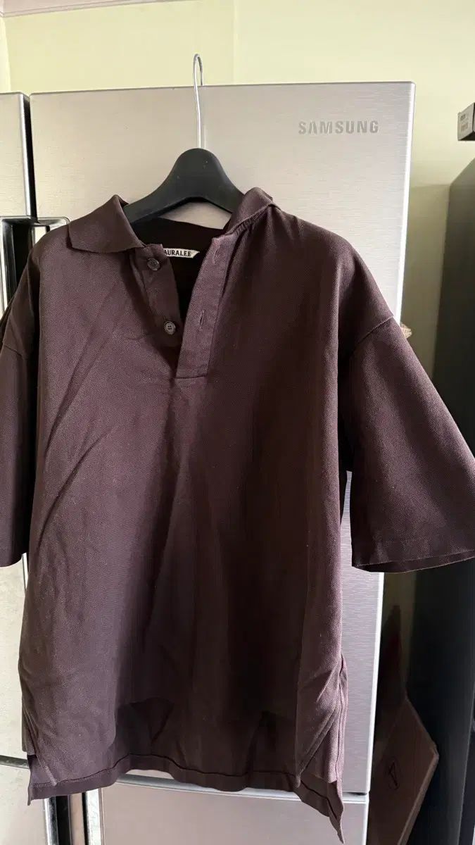 オーラリー　半袖ポロシャツ オーラリー 半袖ポロシャツ 4サイズ（ブラウン） - メルカリ