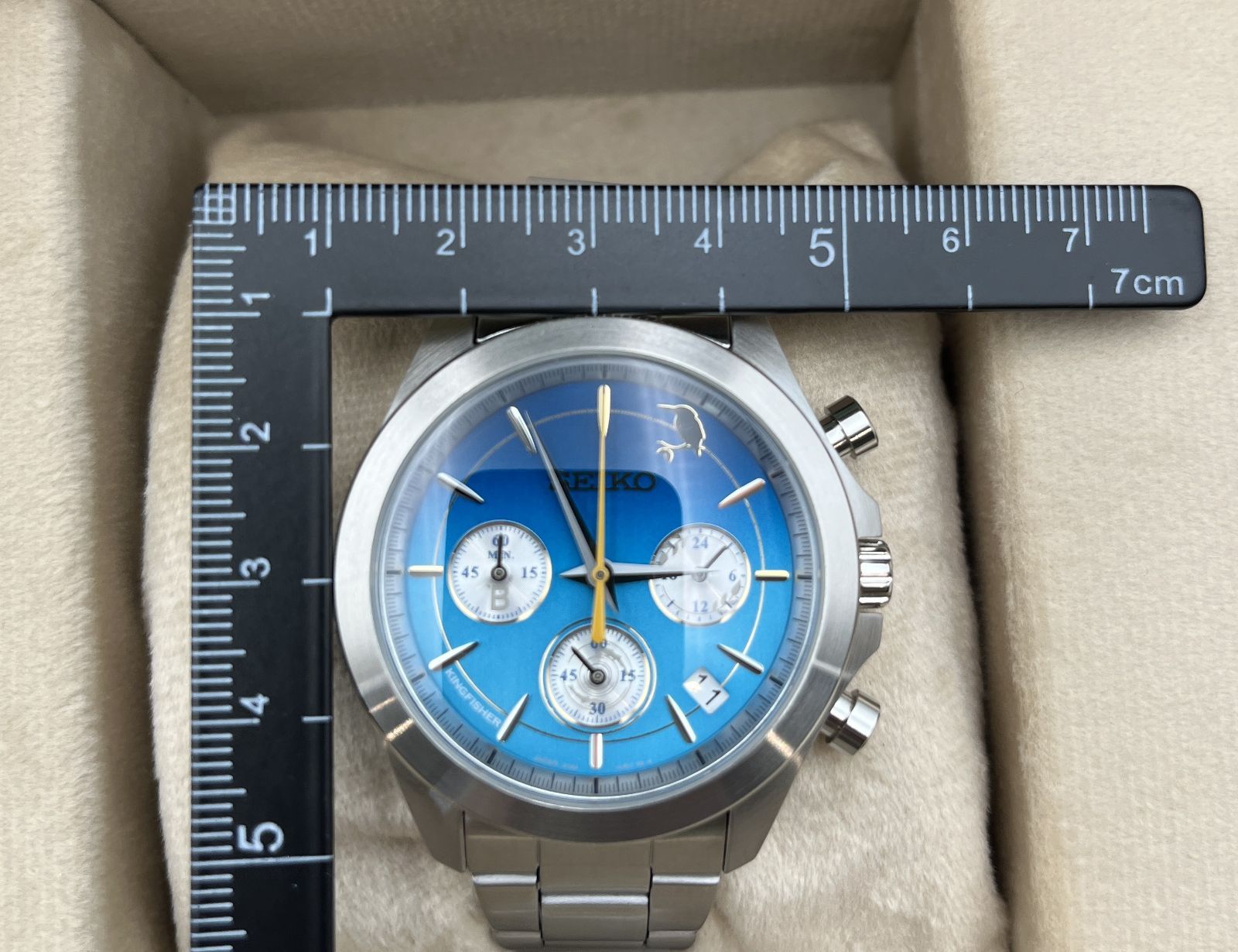 SEIKO 8T63-04A0 クォーツ カワセミ 日本野鳥の会 創立90周年記念 翡翠