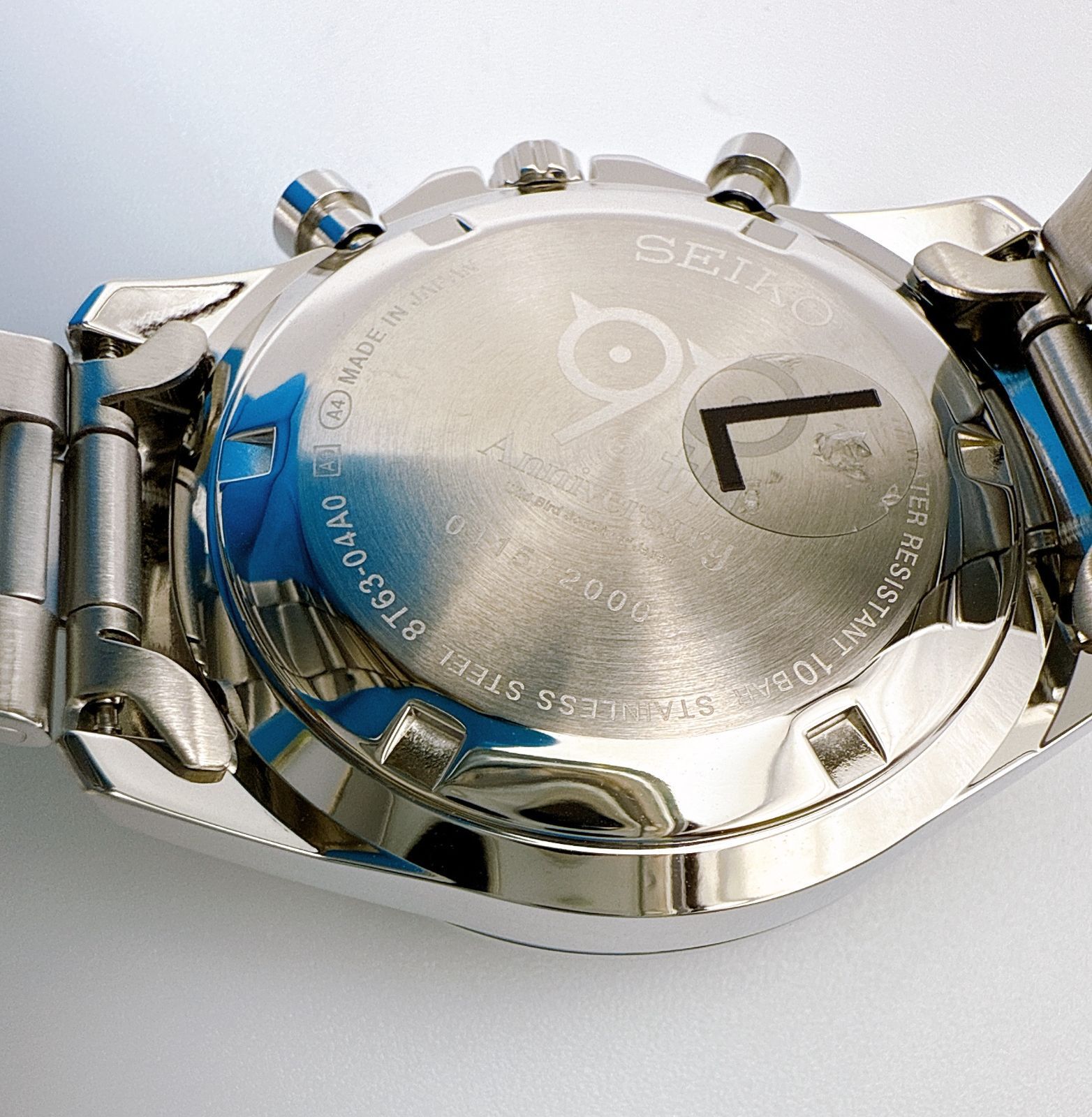 SEIKO 8T63-04A0 クォーツ カワセミ 日本野鳥の会 創立90周年記念 翡翠