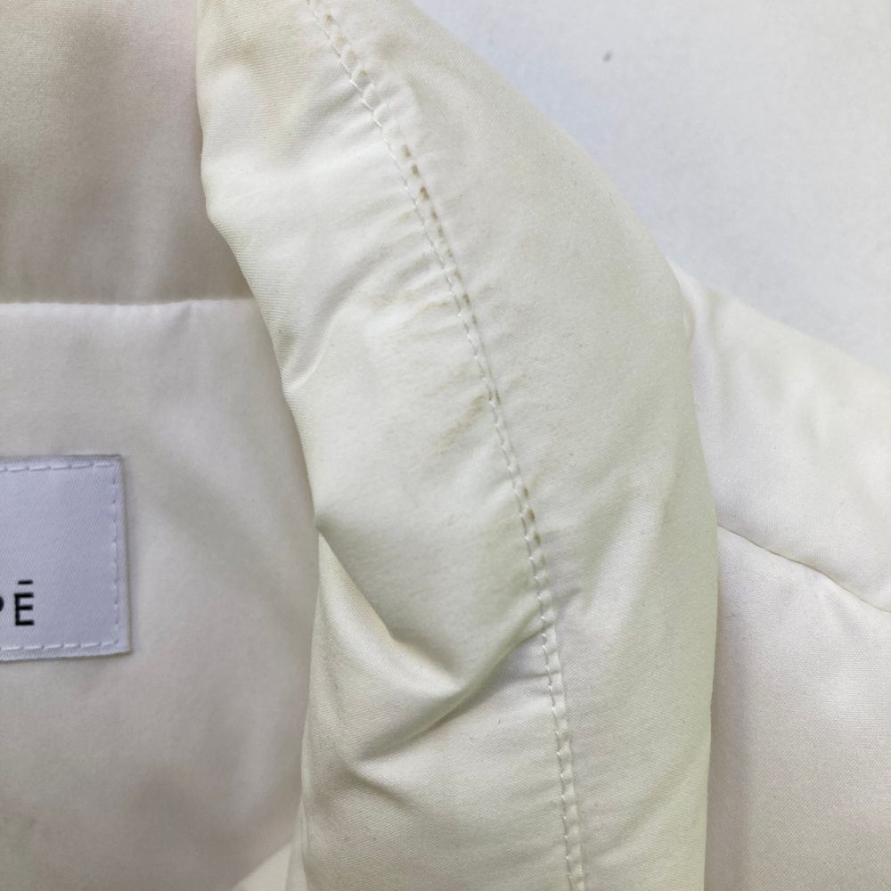 サイズ：L JUN&ROPE ジュン アンド ロペ ダウンベスト ホワイト系