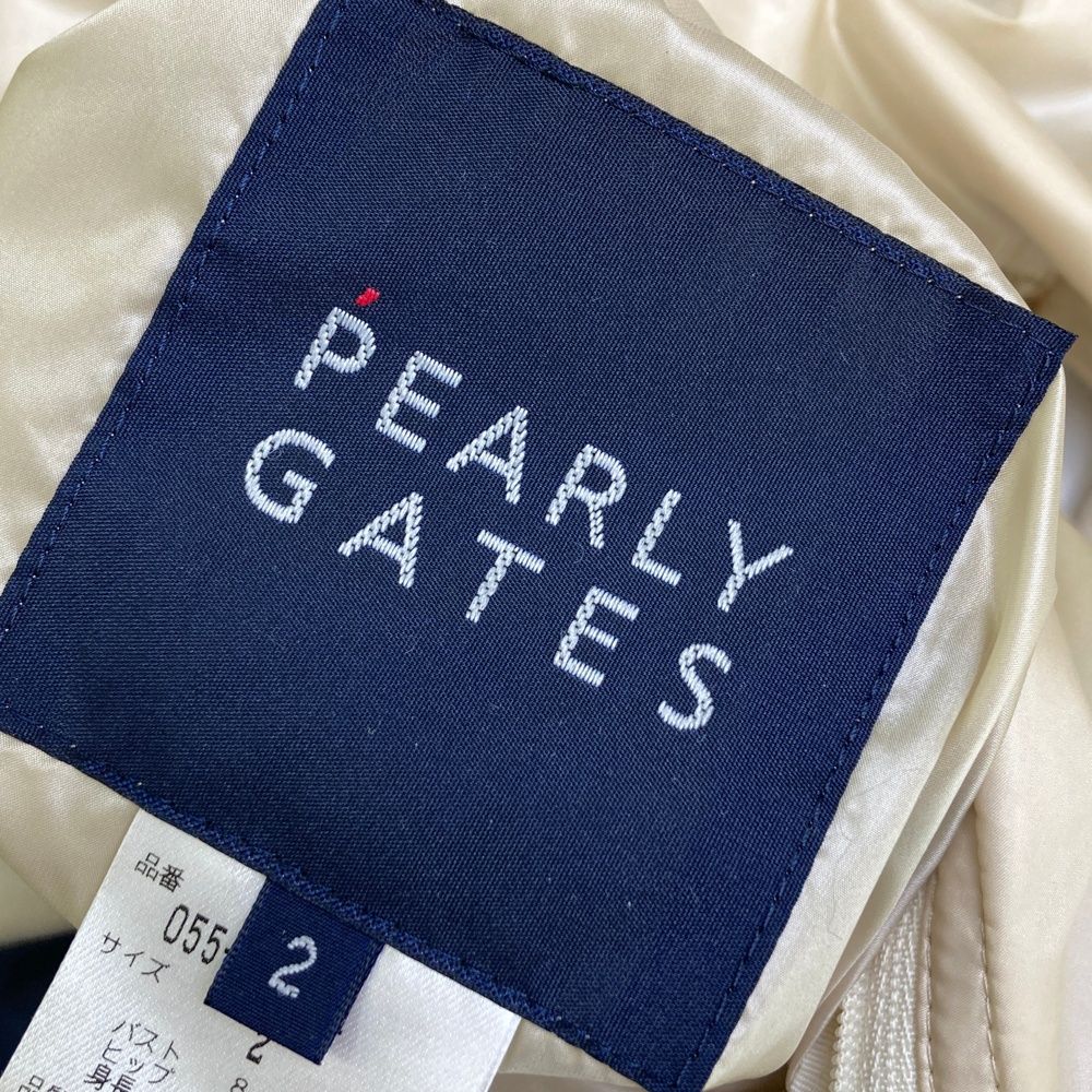 サイズ：2 PEARLY GATES パーリーゲイツ リバーシブル2WAY中綿スニード