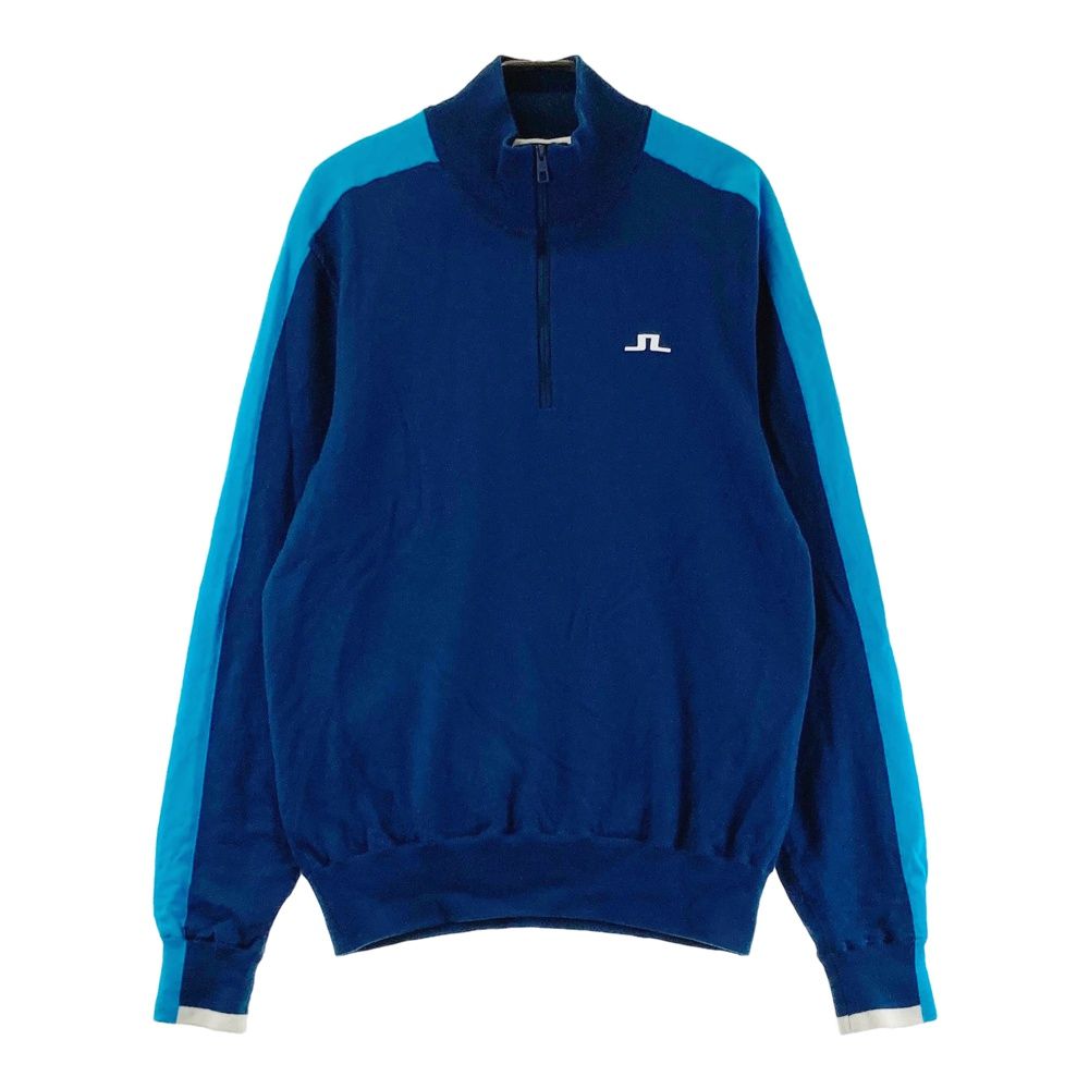 サイズ：M J.LINDEBERG ジェイリンドバーグ 裏地付 ハーフジップ