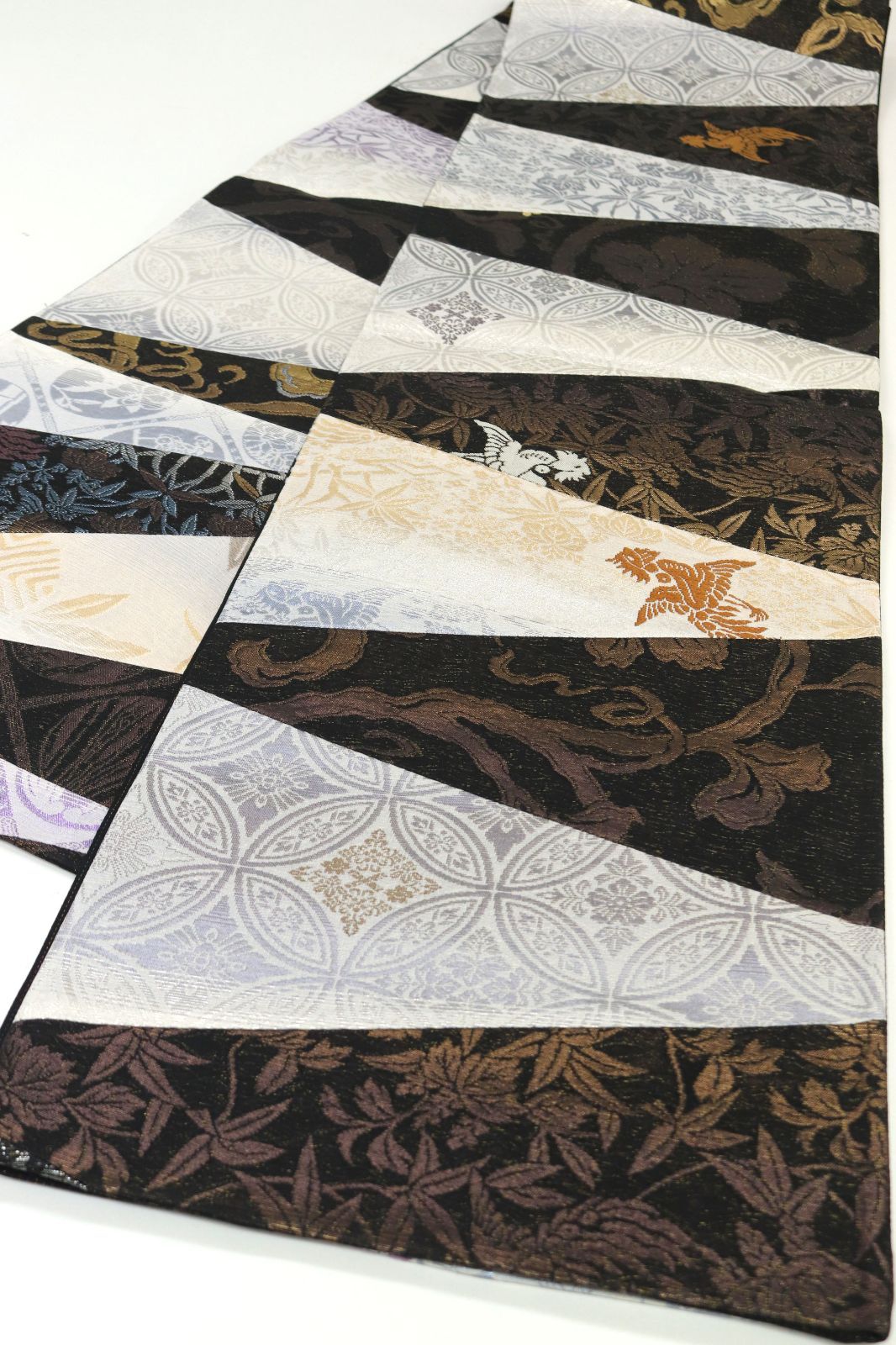 袋帯長尺仕立て ofa2768 西陣 堀健 切嵌 全通 袋帯 長尺 お仕立て付き 2～3週間で