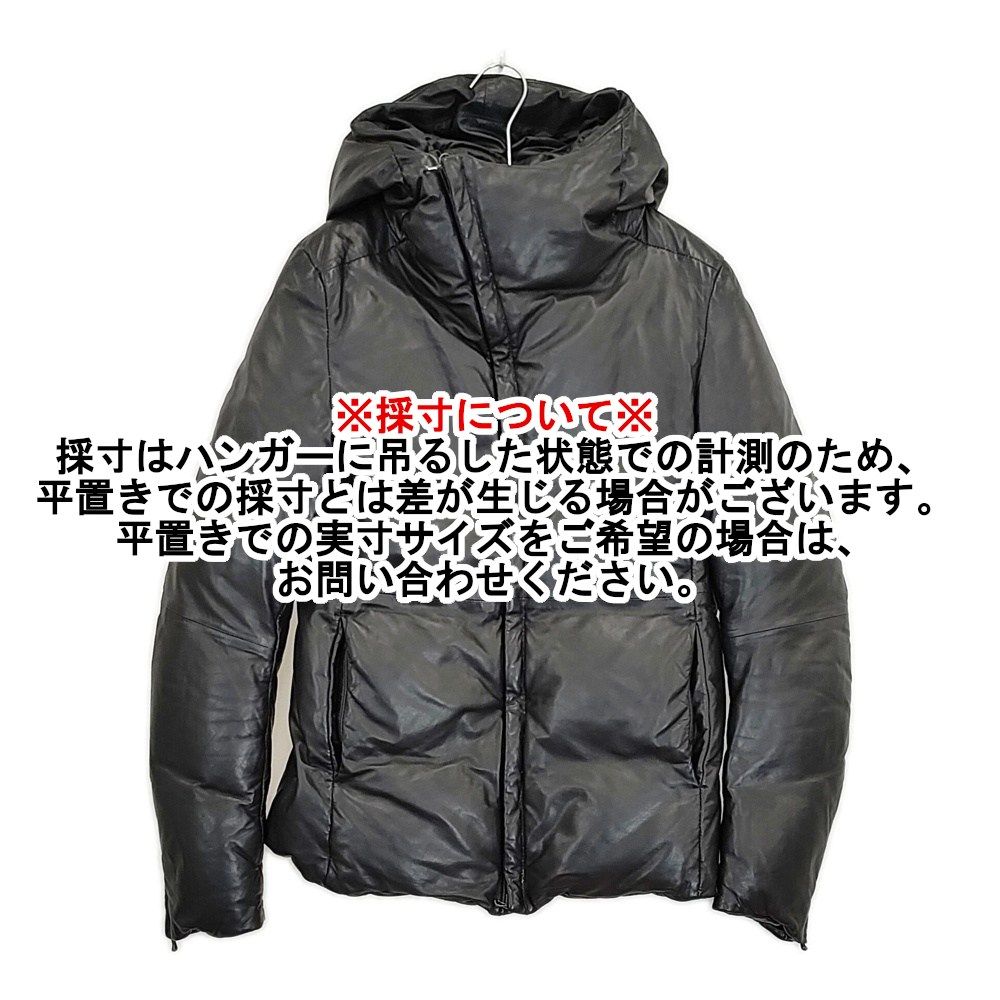 KAZUYUKI KUMAGAI ATTACHMENT グローブラムレザー フーデッドダウン