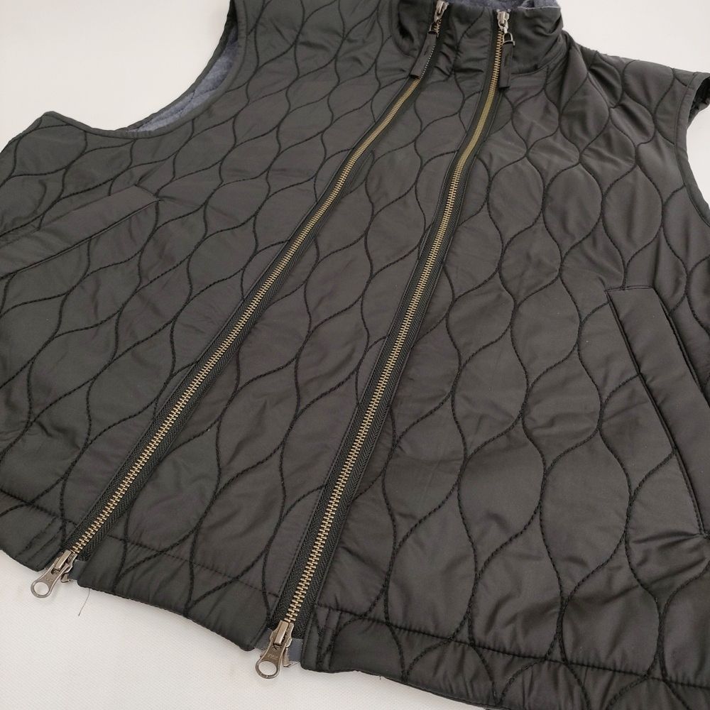 UJOH グレー ダブルジップベスト 極美品 22AW ウジョー Ujoh 