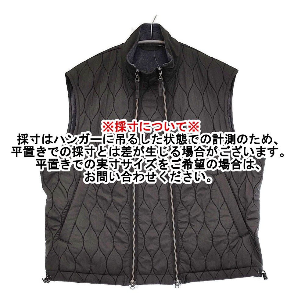 Ujoh W-ZIP QUILTED VEST サイズ2 ダブルジップ キルティング ベスト