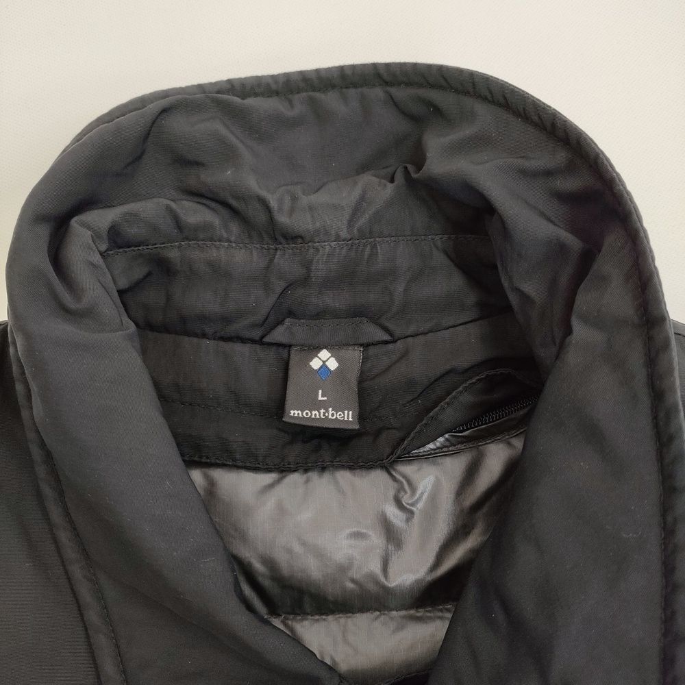 mont-bell ダウンライナーコート 1101193 サイズL 中綿 比翼ボタン
