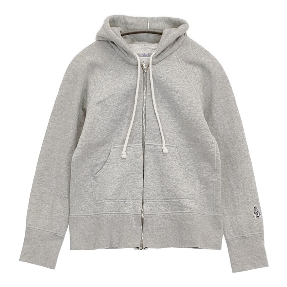 R&D.M.Co- 裏起毛 ジップアップ サイズS スウェット パーカー グレー