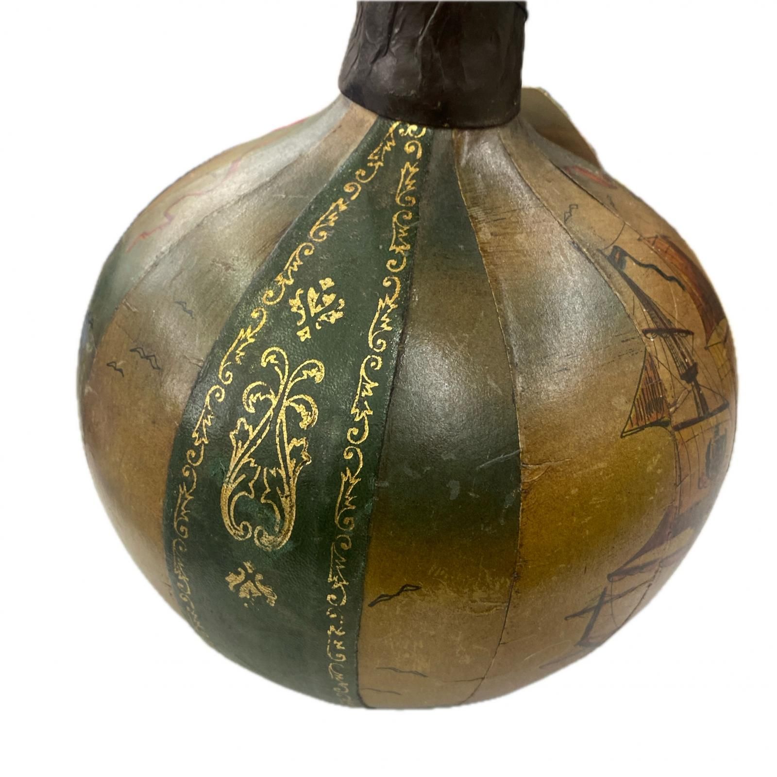 イタリア ヴィンテージ 革張り 栓付きデキャンタ イタリア製 ヴィンテージ 革張りデキャンタ 栓付き 26cm - メルカリ