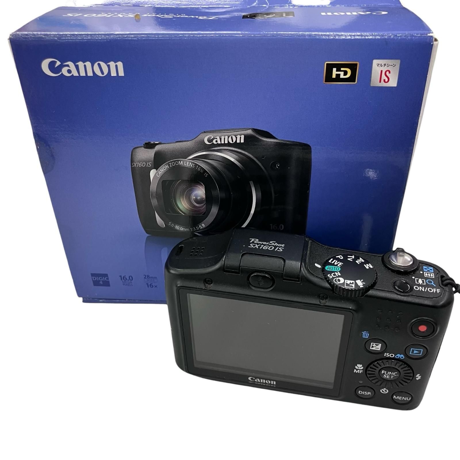 186000 動作未確認 canon キャノン パワーショット SX160 IS デジカメ