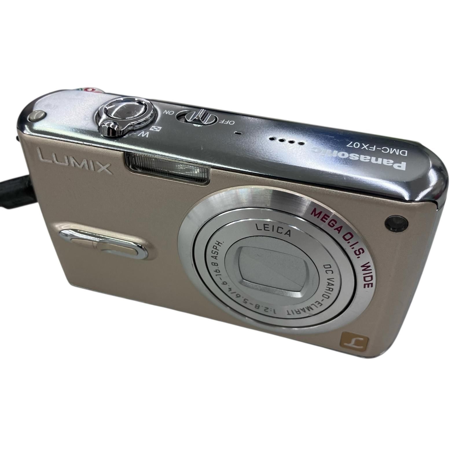 186000 動作未確認 Panasonic パナソニック DMC-FX07　デジカメ　LUMIX ゴールド [251024HM130342] Amazon | パナソニック デジタルカメラ LUMIX FX07 コンフォートレッド