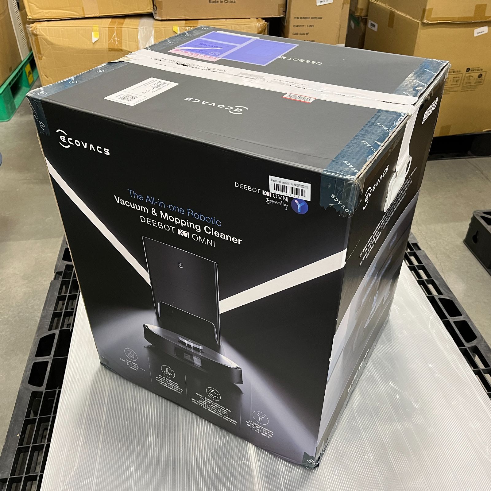 ☆通電確認済み/ジャンク☆ ecovacs DEEBOT X1 OMNI 床掃除ロボット