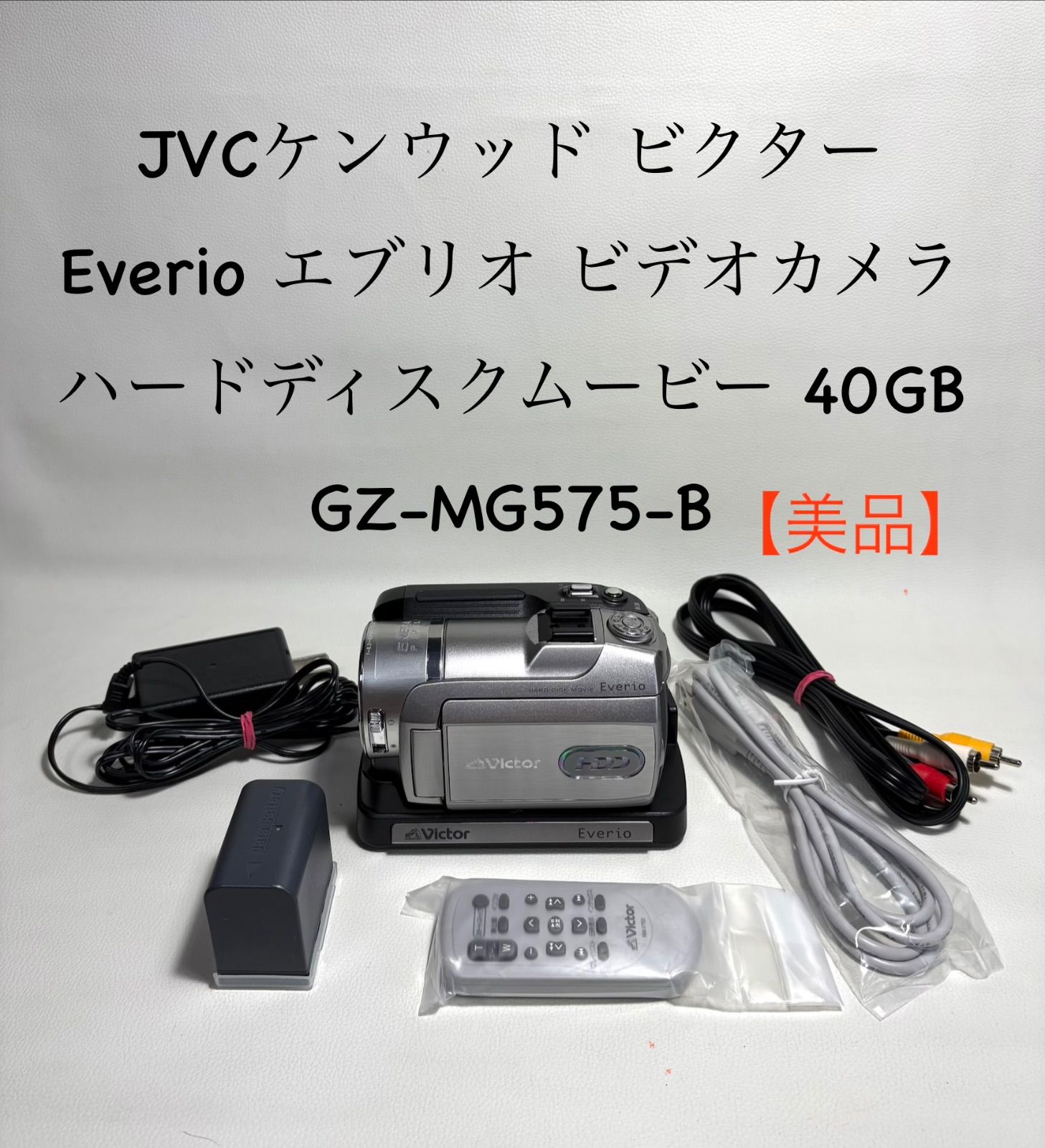 JVCケンウッド ビクター Everio エブリオ ビデオカメラ ハードディスク