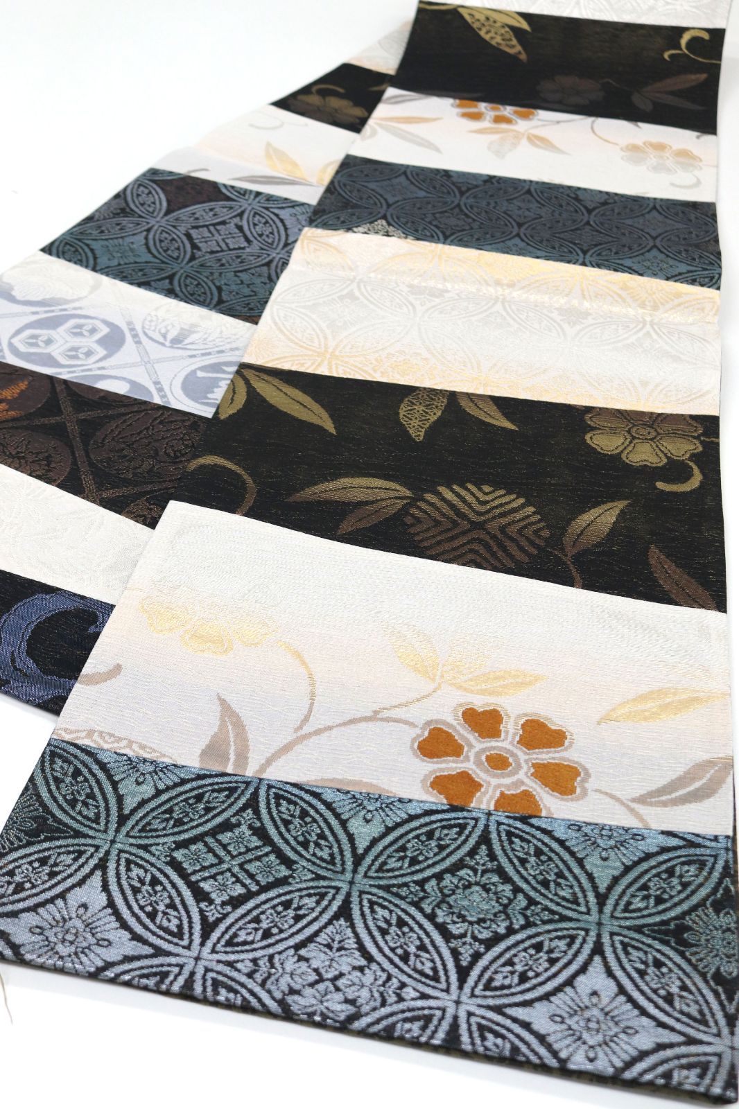 ofa2771 西陣 堀健 切嵌 全通 袋帯 長尺 お仕立て付き 2～3週間で