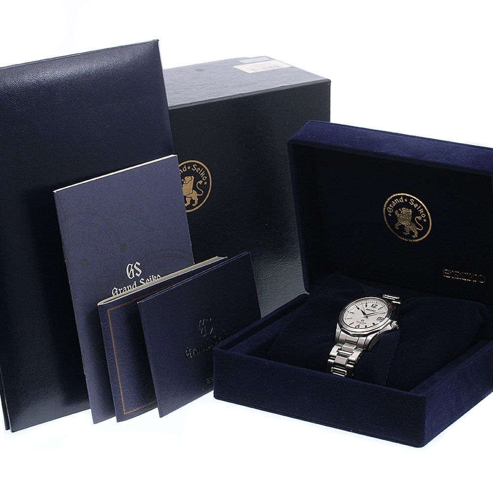  セイコー SEIKO SBGR017 9S55 0050 グランドセイコー メカニカル デイト 自動巻き メンズ き_934883 ストライプ 自動巻き時計 腕時計(アナログ)