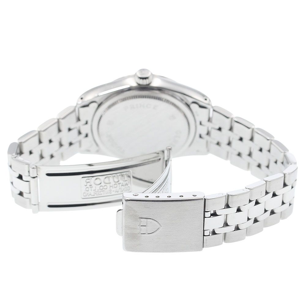  チュードル TUDOR 72034 プリンスデイト WGベゼル 自動巻き ボーイズ 保証書付き_933081 チェック柄 自動巻き時計 腕時計(アナログ)