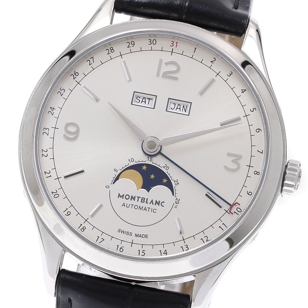 モンブラン MONTBLANC 112538 ヘリテイジ クロノメトリー カンティエーム コンプリート 自動巻き メンズ 保証書付き_937485