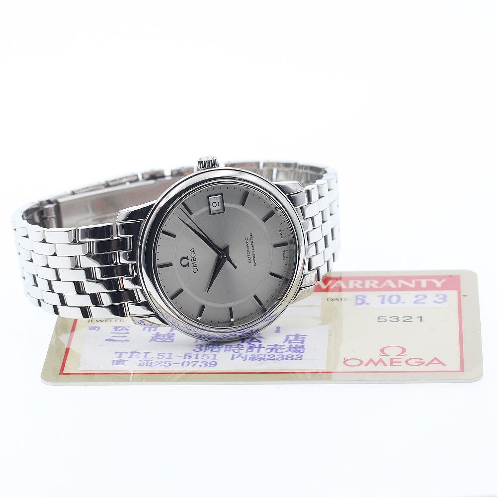 オメガ OMEGA 4500.31 デビル プレステージ デイト 自動巻き メンズ