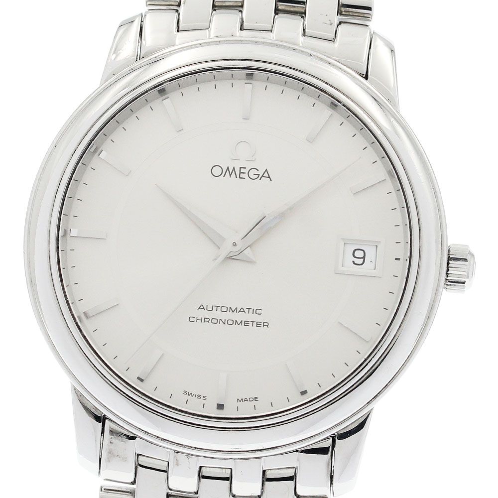 オメガ OMEGA 4500 31 デビル プレステージ デイト 自動巻き メンズ 保証書付き_934420