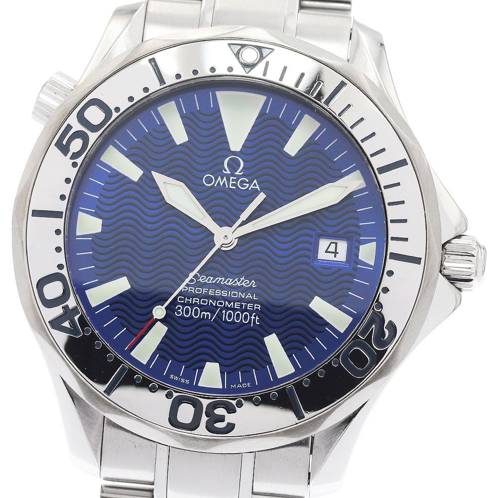 オメガ OMEGA 2255 80 シーマスター300 デイト 自動巻き メンズ _934808