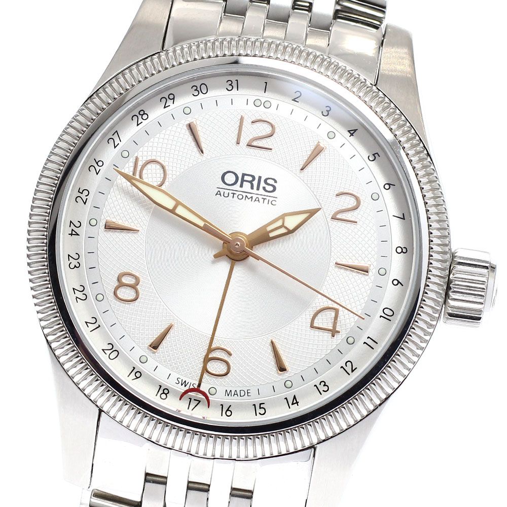 オリス ORIS 7679 ビッグクラウン ポインターデイト 自動巻き メンズ _938587