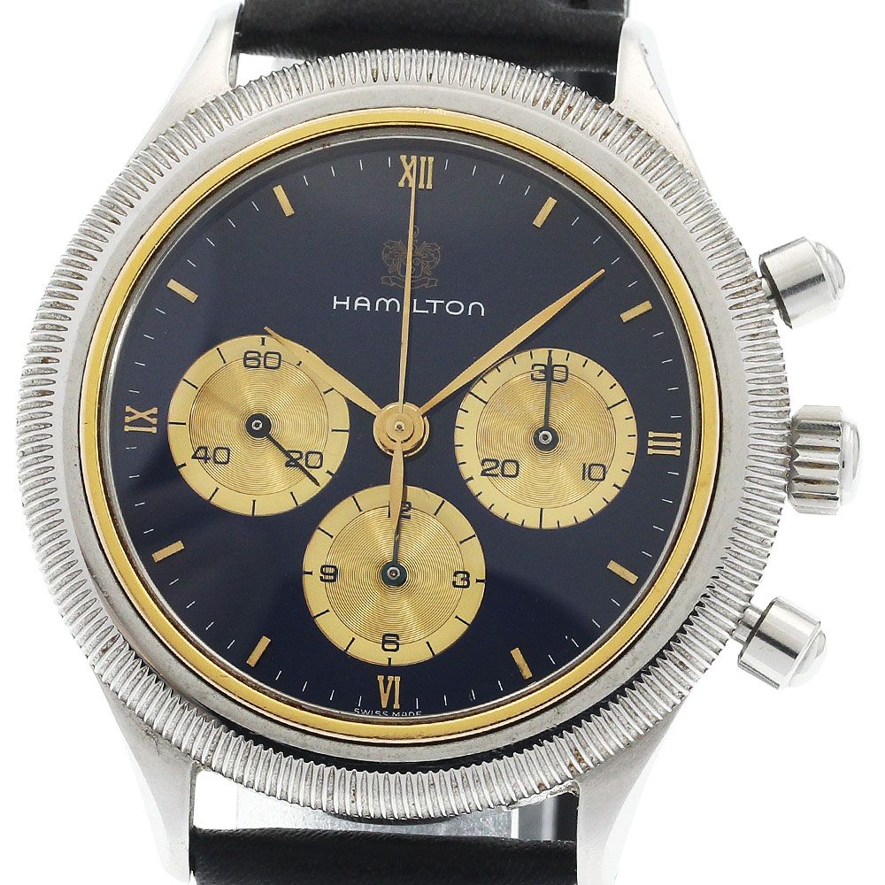 ハミルトン HAMILTON 1915 レマニア1873搭載 クロノグラフ Cal.1873 手 