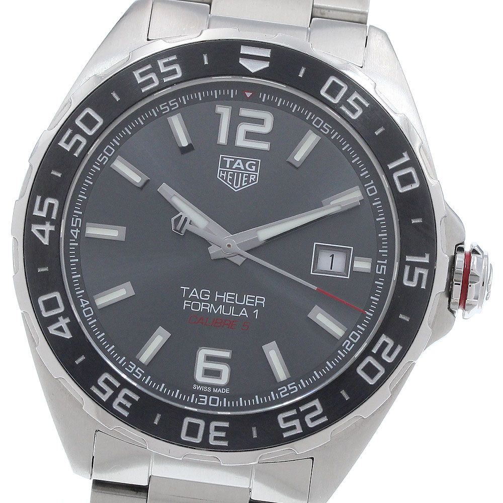タグホイヤー TAG HEUER WAZ2011 フォーミュラー1 デイト キャリバー5 自動巻き メンズ _938261