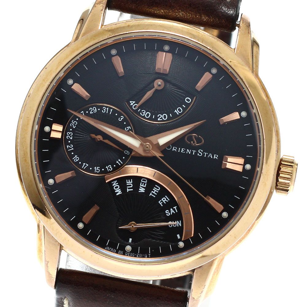 オリエント ORIENT DE00 E1 B SDE00003B オリエントスター レトログラード 自動巻き メンズ 保証書付き_934775
