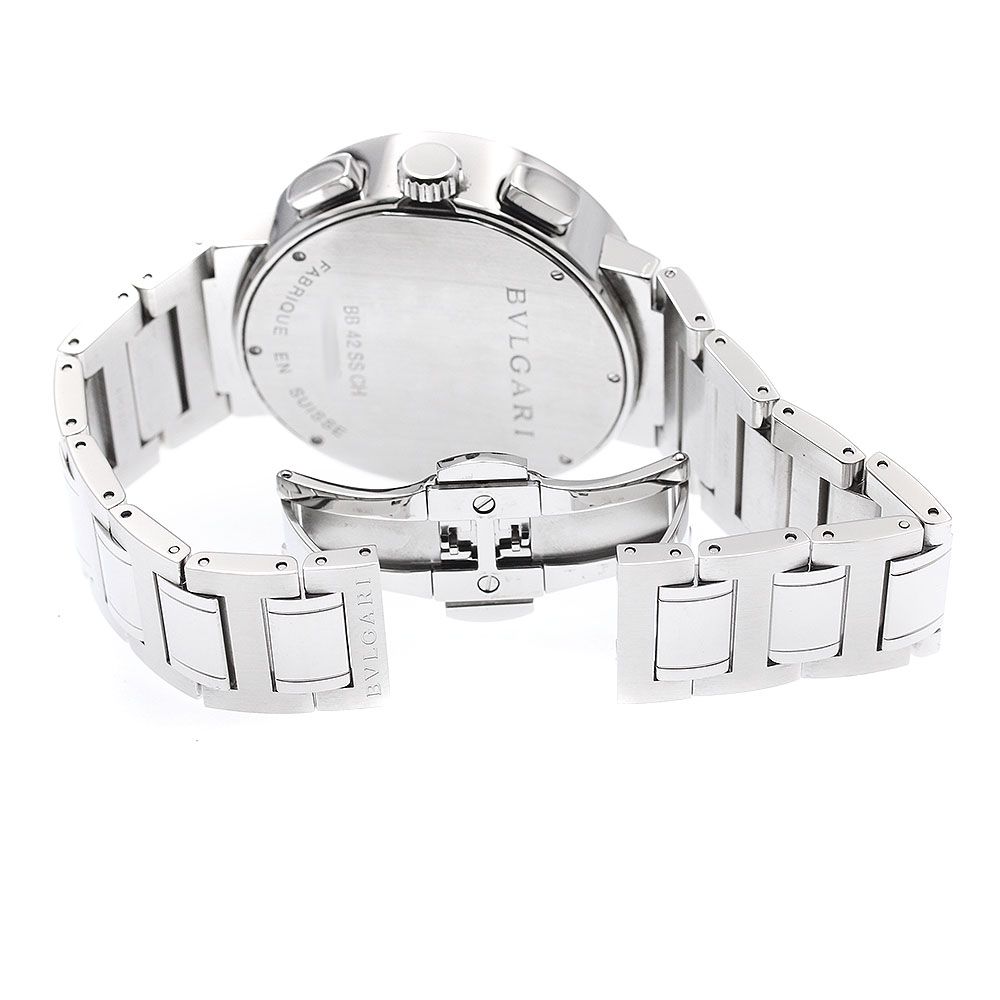  ブルガリ BVLGARI BB42SSCH ブルガリブルガリ クロノグラフ 自動巻き メンズ _936282 通勤対応 自動巻き時計 腕時計(アナログ)