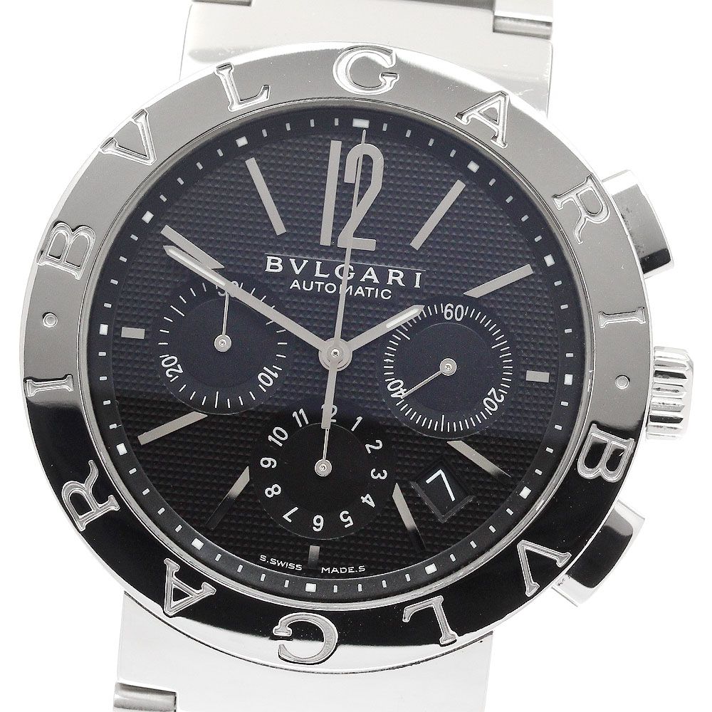 ブルガリ BVLGARI BB42SSCH ブルガリブルガリ クロノグラフ 自動巻き メンズ _936282
