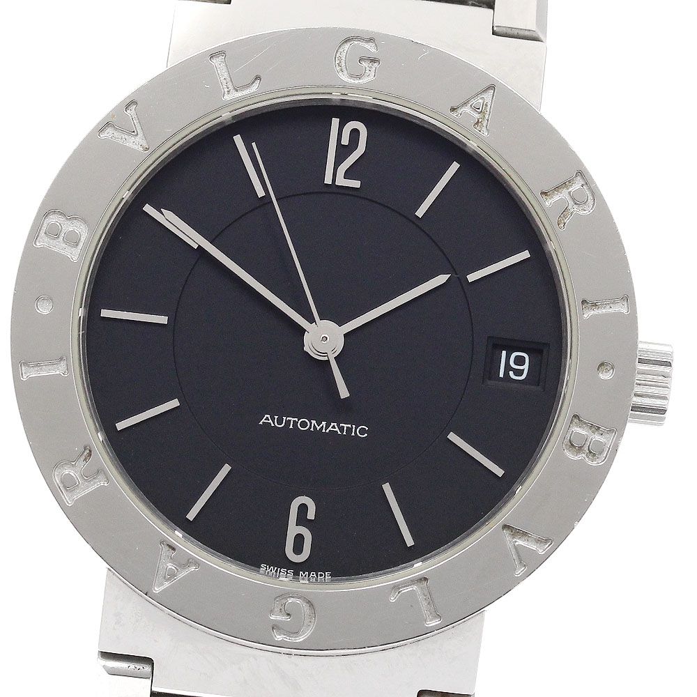 ブルガリ BVLGARI BB33SS ブルガリブルガリ デイト 自動巻き メンズ 保証書付き_936026