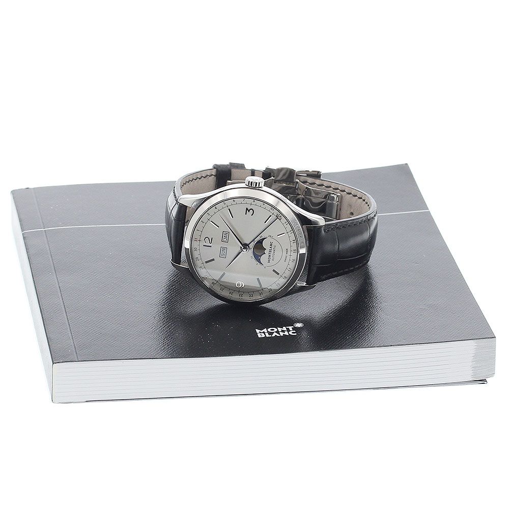  モンブラン MONTBLANC 112538 ヘリテイジ クロノメトリー カンティエーム コンプリート 自動巻き メンズ 保証書付き_937489 中綿アウター 自動巻き時計 腕時計(アナログ)