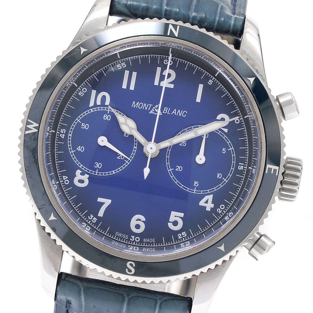 モンブラン MONTBLANC 126912 1858 オートマティック クロノグラフ 自動巻き メンズ 保証書付き_937475