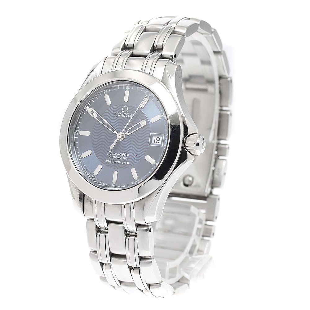  オメガ OMEGA 2501 81 シーマスター120 デイト 自動巻き メンズ 保証書付き_933690 防寒アウター 自動巻き時計 腕時計(アナログ)