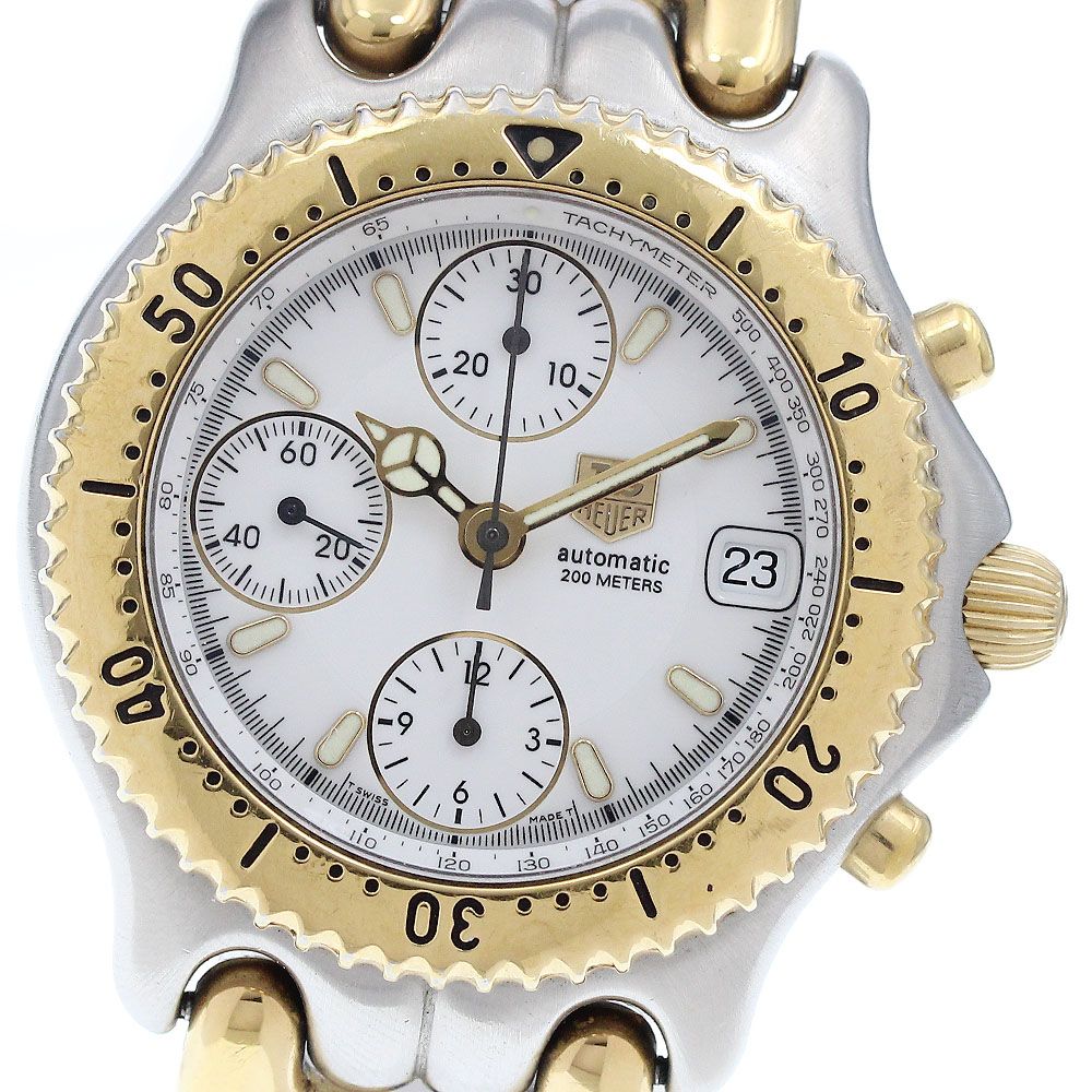 タグホイヤー TAG HEUER CG2120 R0 セル クロノグラフ デイト 自動巻き メンズ _936273