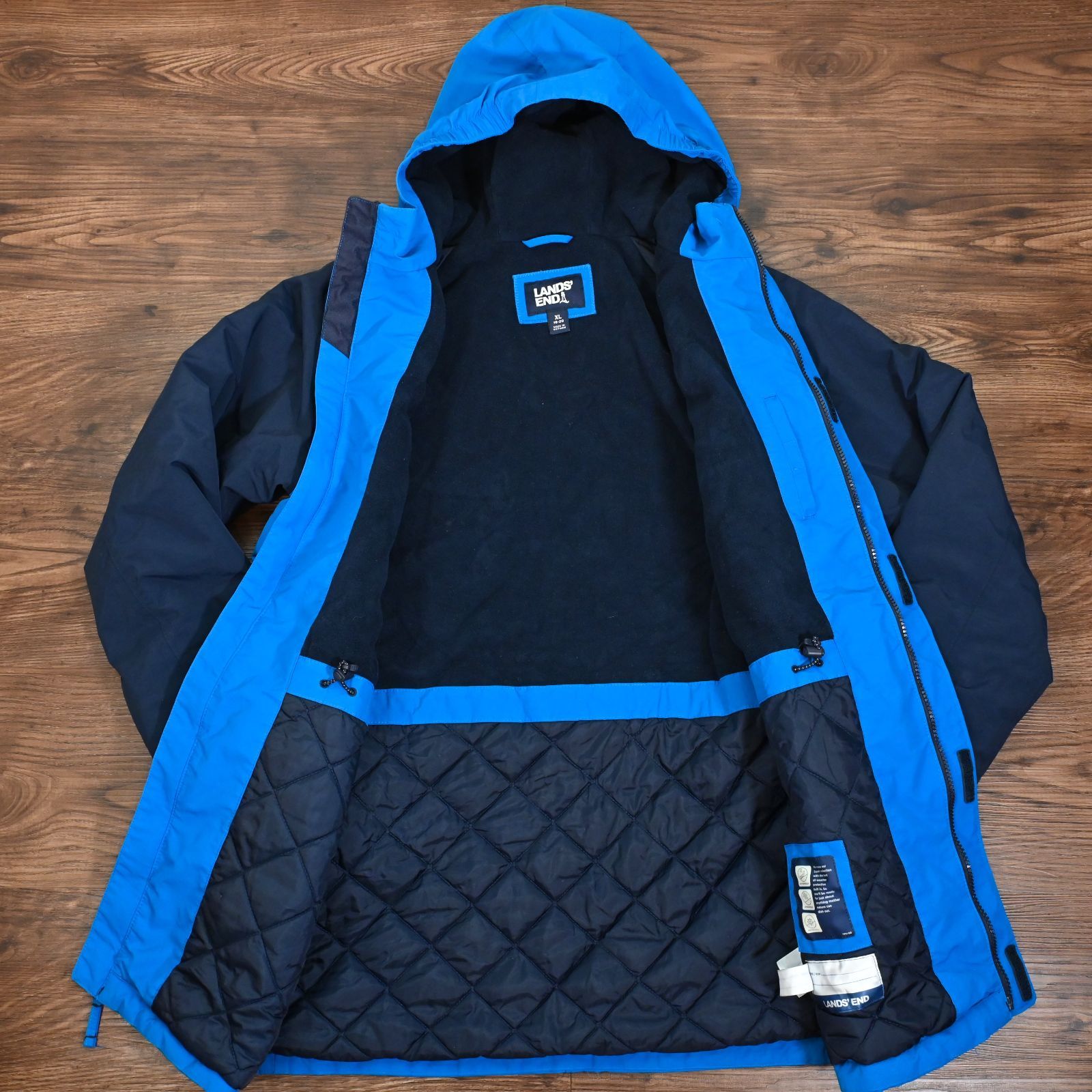 ランズエンド LANDSEND マウンテンパーカー ジャケット ブルー系 XL 