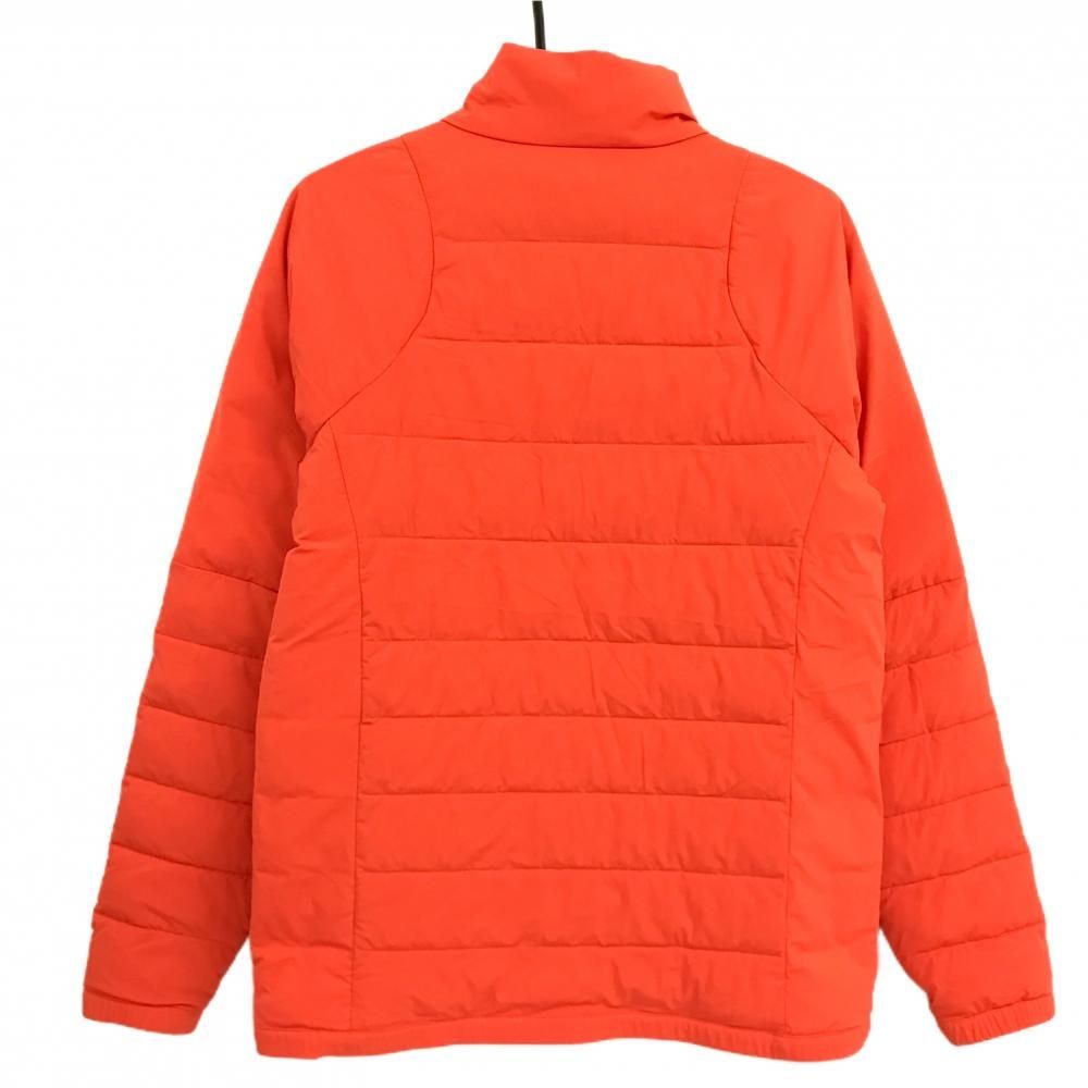 美品】デサントゴルフ 中綿ジャケット オレンジ×黒 肩ロゴ 中田英寿