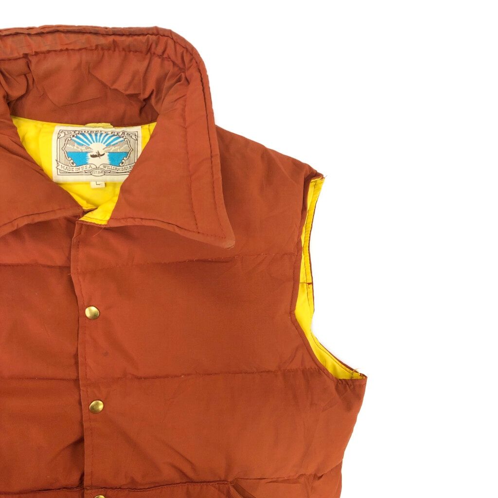 70s80WILLIAMBARRYダウンベストUSA製STRUGGLE GEAR 楽天市場】古着 80年代 STRUGGLE GEAR ダウンベスト USA製 メンズL
