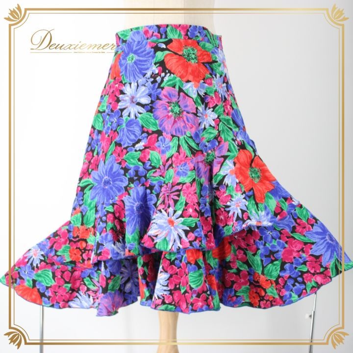 タグ付き】社交ダンス 衣装 スタンダード スカート レッスンウェア 青