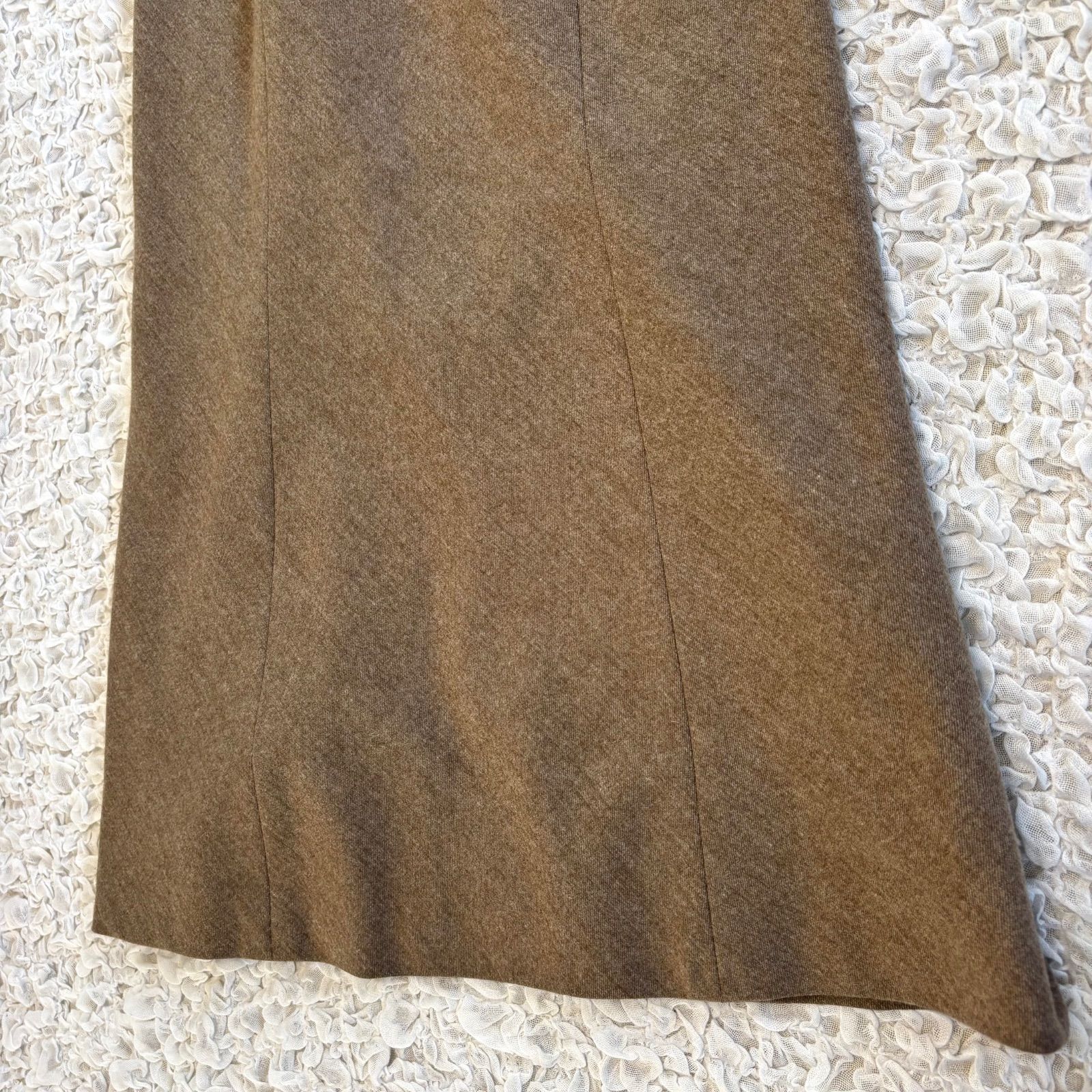 MARGARET HOWELL マーガレットハウエル ウール100% ロングフレア