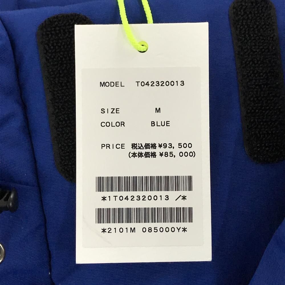 未使用品】TFW49 ダウンジャケット ブルー フード付 メンズ M ゴルフ