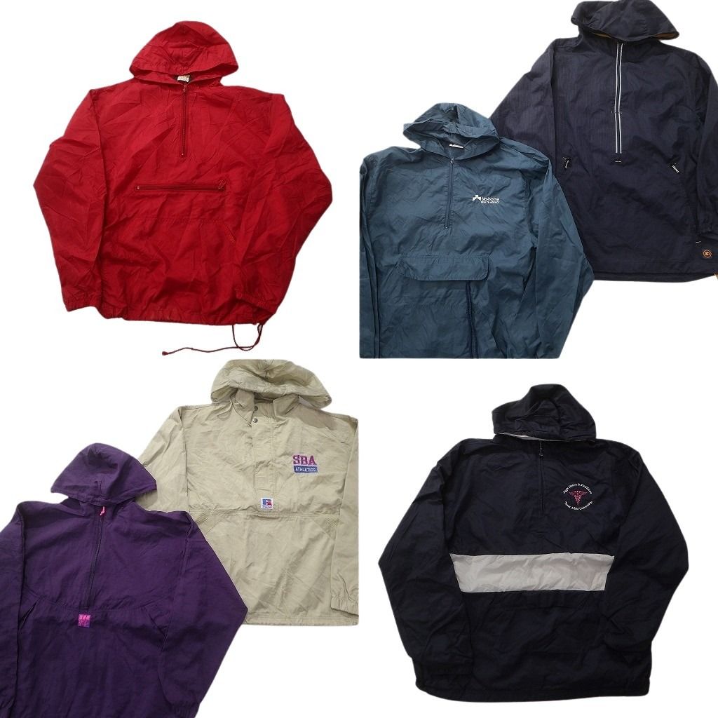 古着卸 まとめ売り アノラックパーカー ジャケット 6枚セット (メンズ