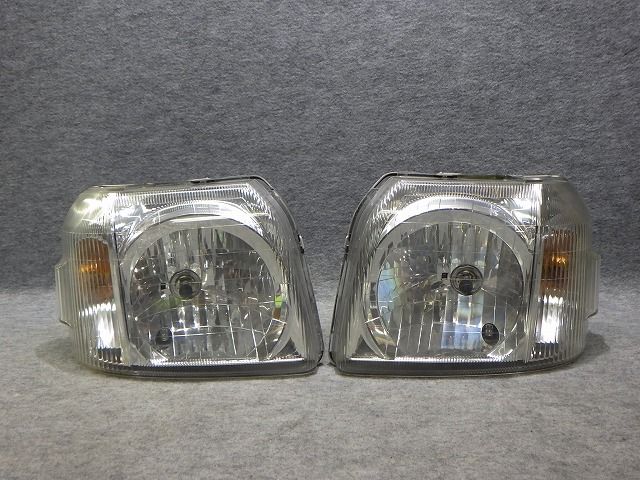 バモス ヘッドライト 左右 ハロゲン HM1/2 前期 100-22335 レベ無し
