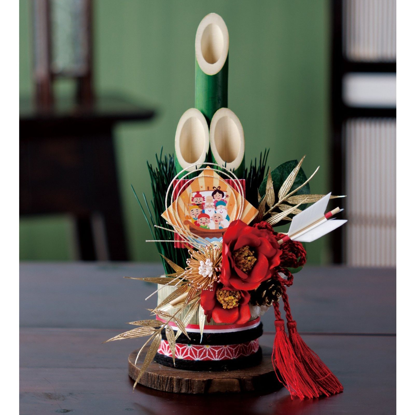 在庫処分】ミニ金屏風 W20×H15㎝ 東京堂(Tokyodo) 2コ入 XJ001023-zzz