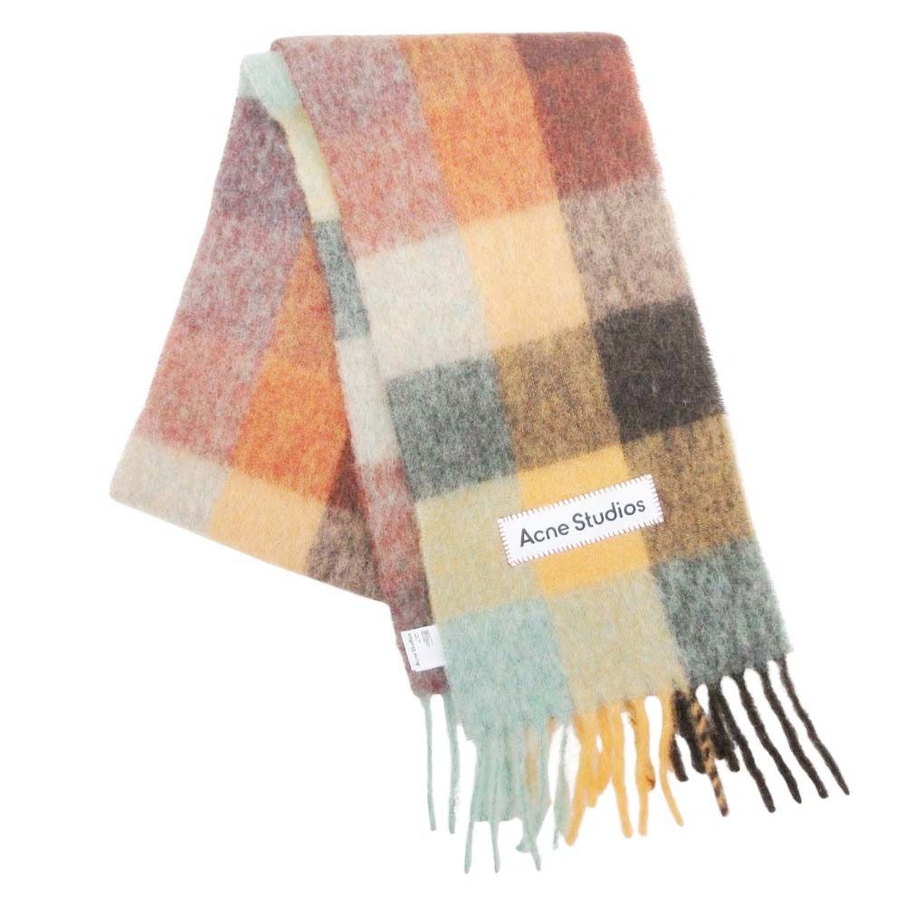 新品同様 Acne Studios アクネストゥディオズ チェック スカーフ