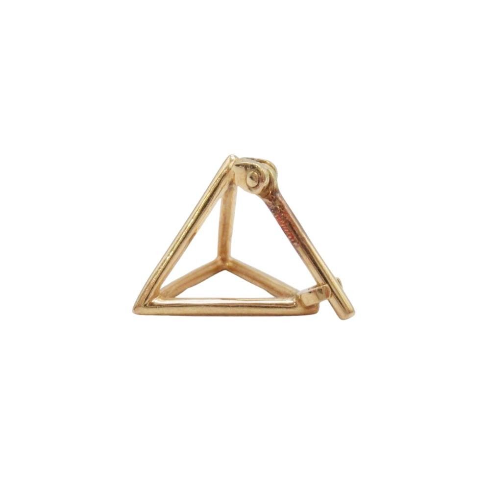 新品同様 SHIHARA シハラ Triangle Pierce 10 片耳用 立体 三角