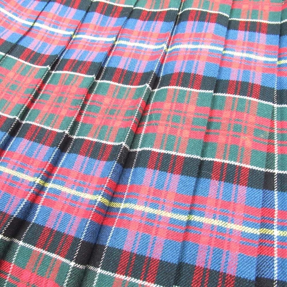 Yves Saint Laurent プリーツスカート S チェック 楽天市場】チェック スカート（ブランドイヴ・サンローラン