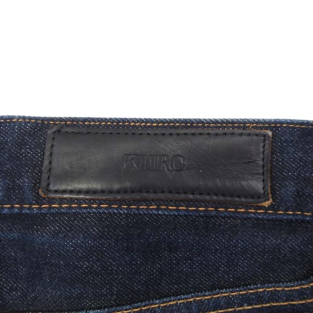 美品 KURO クロ GRAPHITE DENIM PANTS グラファイト デニムパンツ