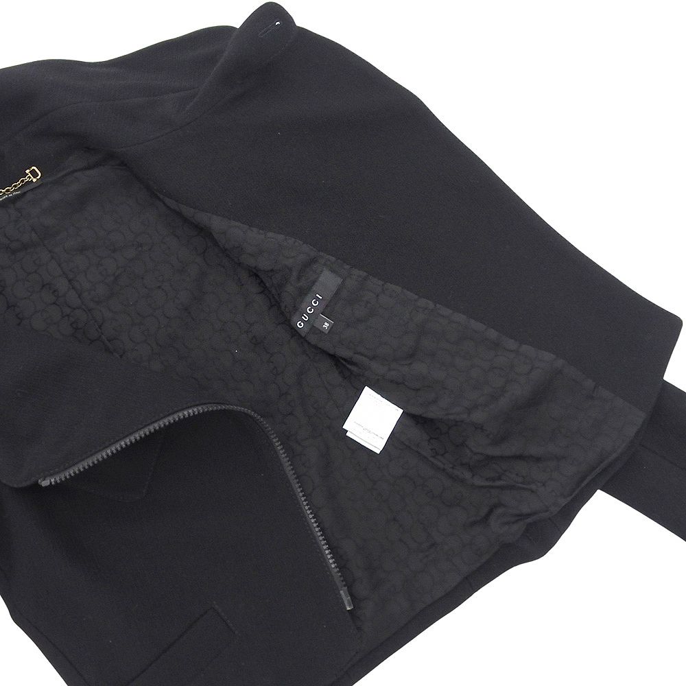 本物保証】 超美品 グッチ GUCCI ブルゾン 38 約Mサイズ レディース
